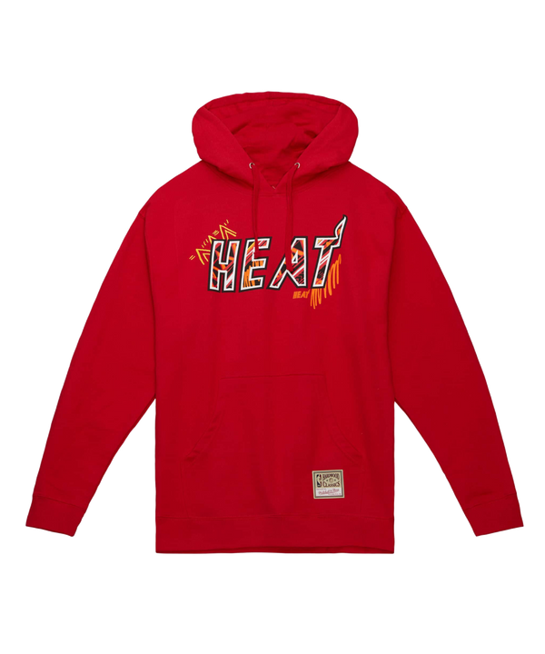 Mitchell & Ness Miami HEAT Game Day Pattern Hoodie Men's Hoodie Mitchell & Ness   