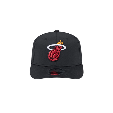 New Era Miami HEAT Black Performance Stretch Snapback