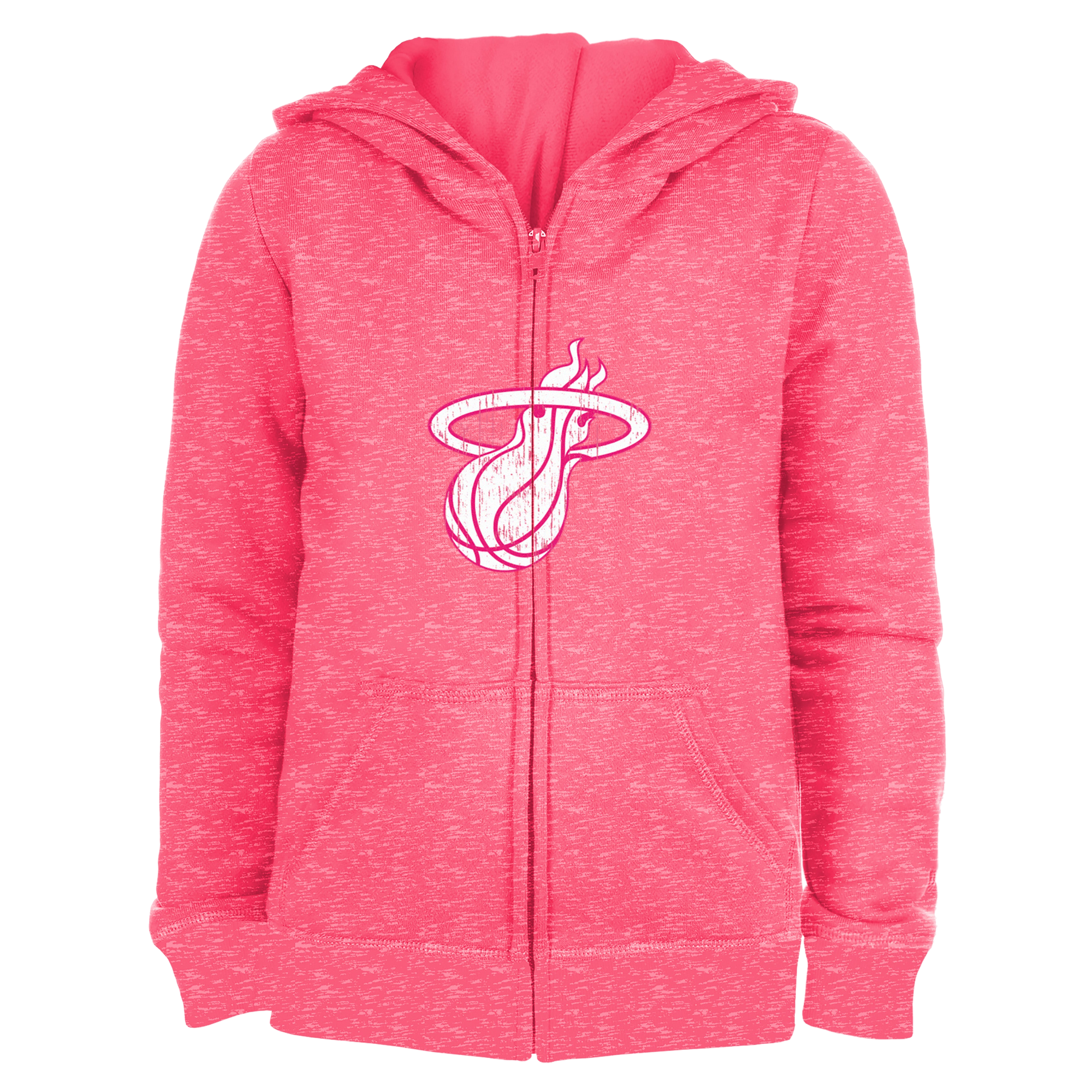 New Era Miami HEAT Pink Logo Girls Hoodie Girls Hoodie New Era   