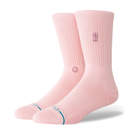 Stance NBA Logoman Pink Wash Socks