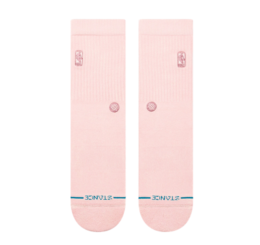 Stance NBA Logoman Pink Wash Socks Men's Footwear Stance   