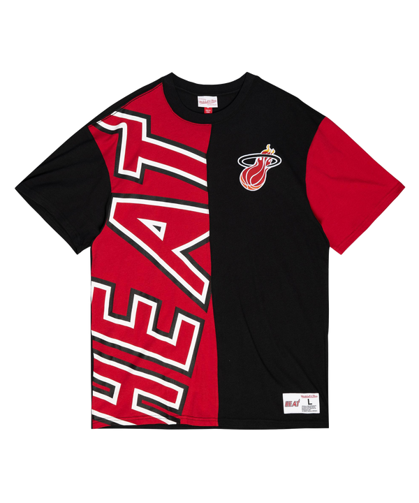 Mitchell and Ness Miami HEAT Play By Play Tee UNISEXTEE MITCHELL & NESS   