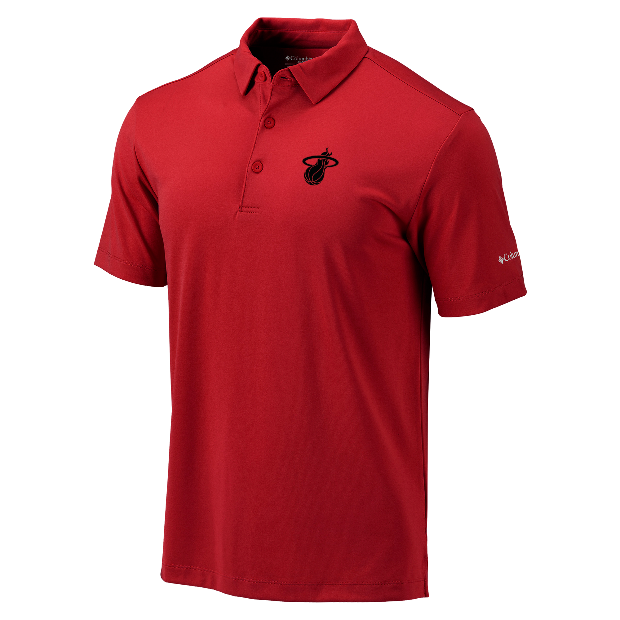 Columbia HEAT Culture: Blood Red Polo Men's Polo Columbia Outdoor