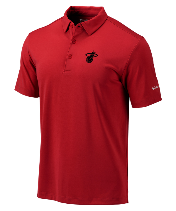 Columbia HEAT Culture: Blood Red Polo Men's Polo Columbia Outdoor