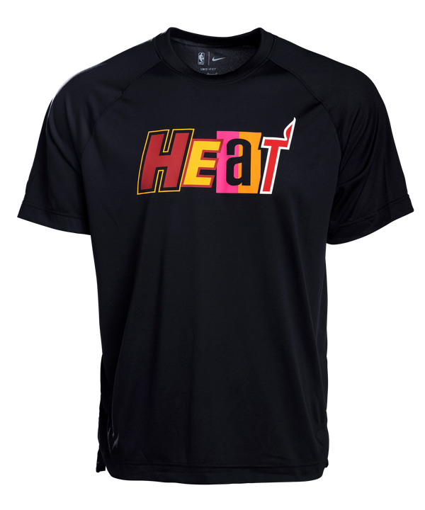 Nike Miami HEAT Mashup Pre-Game Tee Unisex Tee Nike   