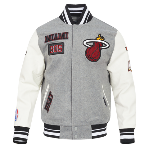 Pro Standard Miami HEAT Area Code Varsity Jacket