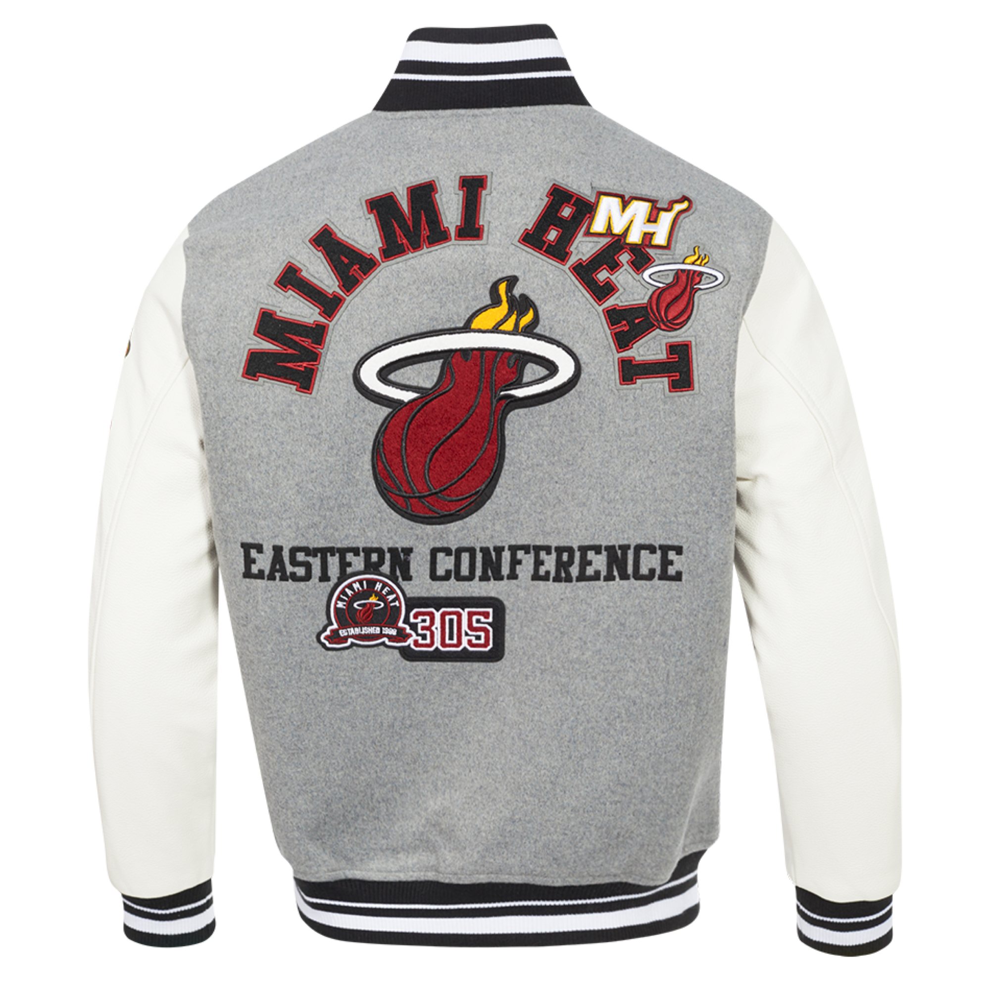 Pro Standard Miami HEAT Area Code Varsity Jacket Men's Jacket Pro Standard   