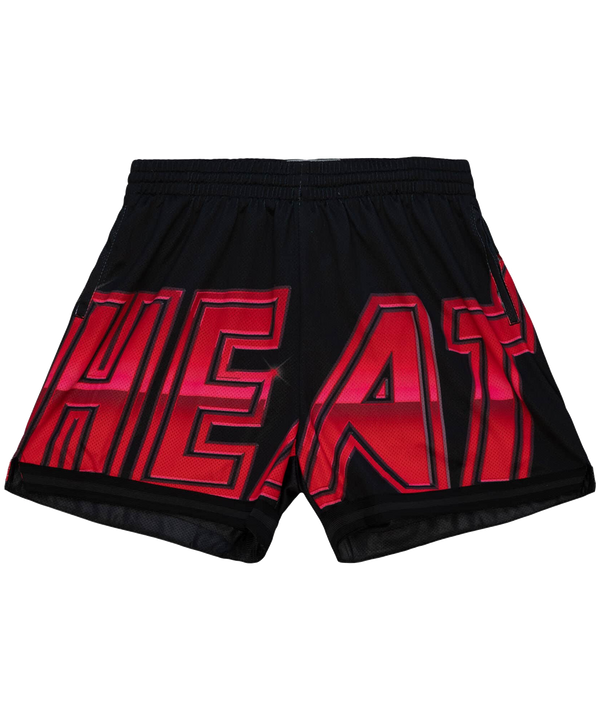 Mitchell and Ness Miami HEAT Big Face Women's Shorts Women's Shorts Mitchell & Ness   