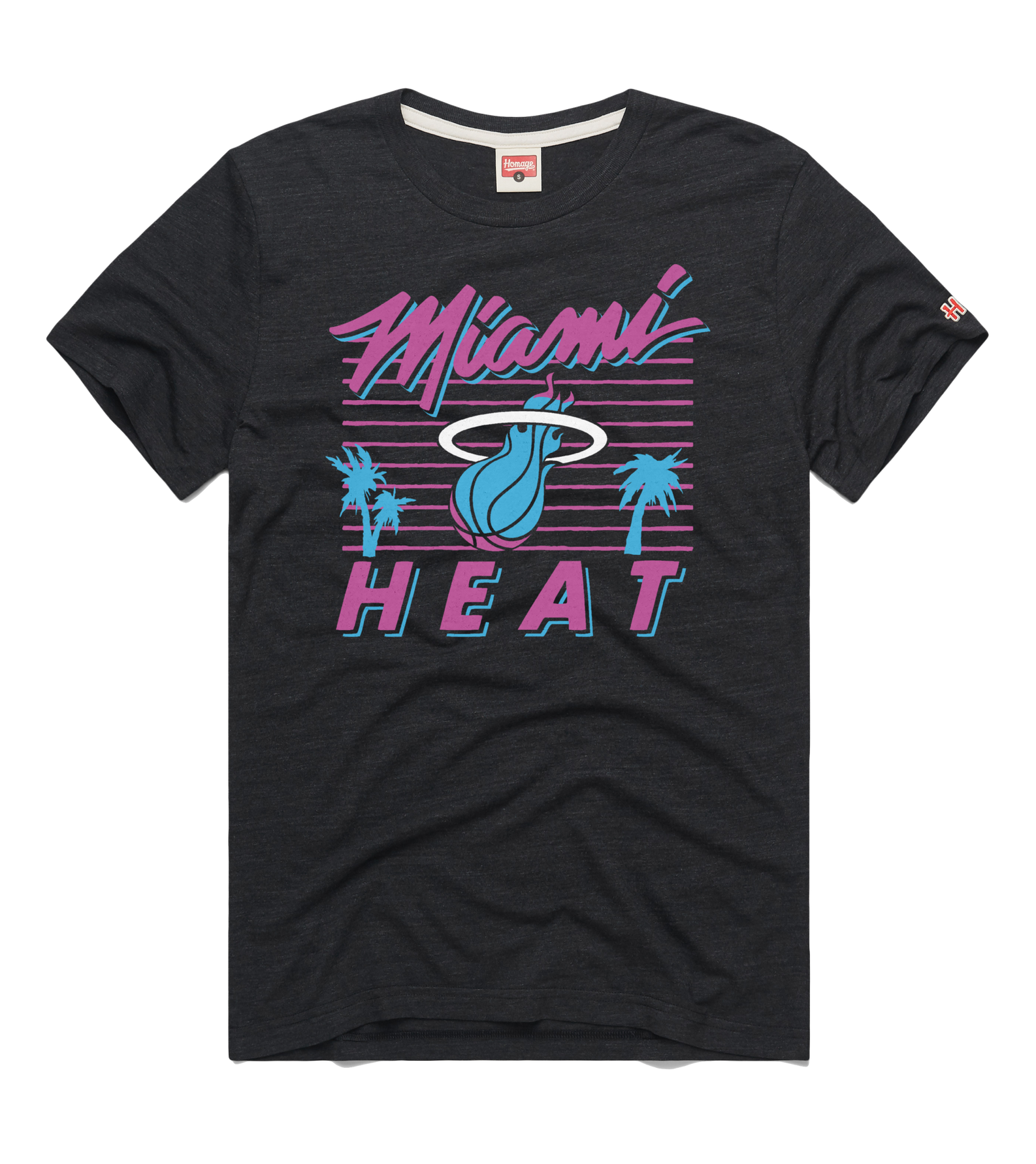 Homage Miami HEAT Original Vice Remix Tee Men's Tee Homage