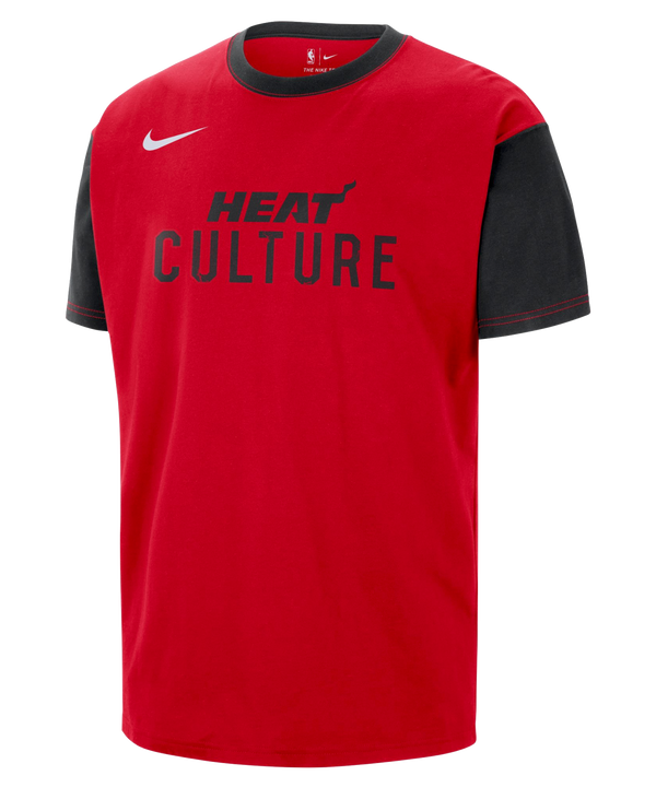 Nike HEAT Culture: Blood Red Colorblock Tee Men's Tee Nike