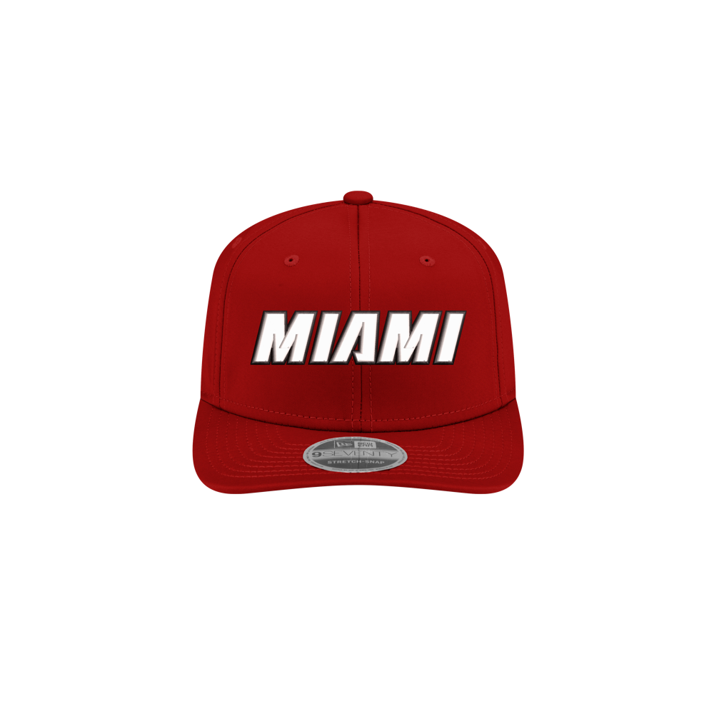 New Era Miami HEAT Statement 970 Snapback Unisex Caps New Era   