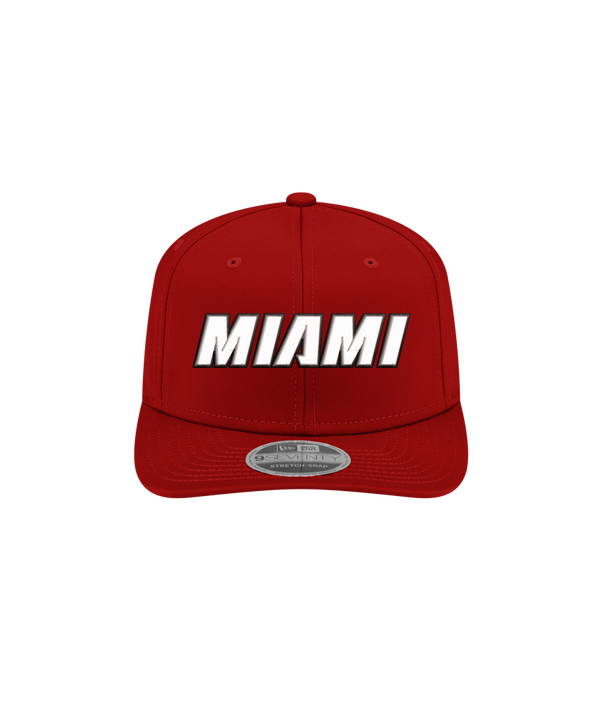 New Era Miami HEAT Statement 970 Snapback Unisex Caps New Era   