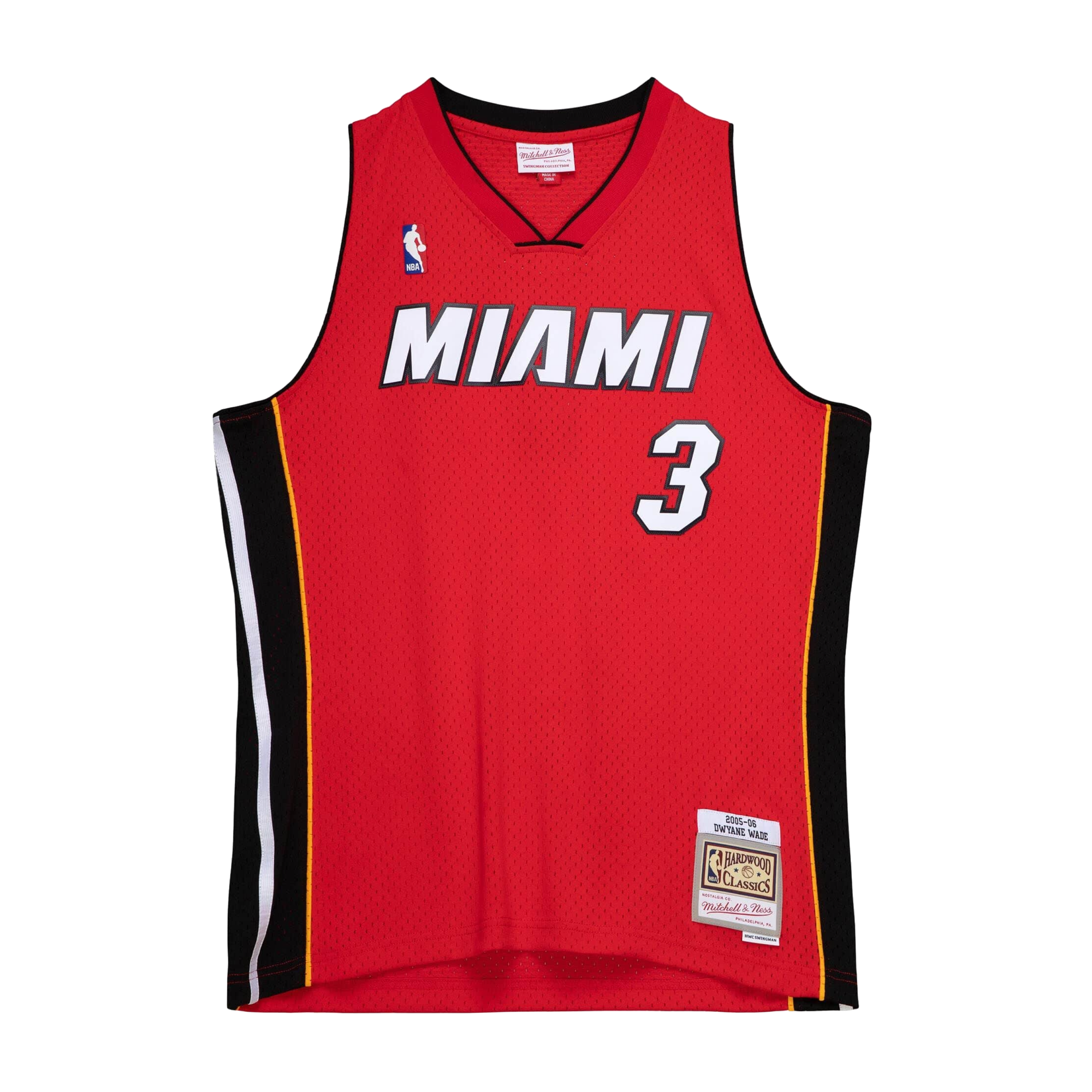 Dwyane Wade Mitchell and Ness Miami HEAT 2005-06 Swingman Jersey Men's Jersey Mitchell & Ness   