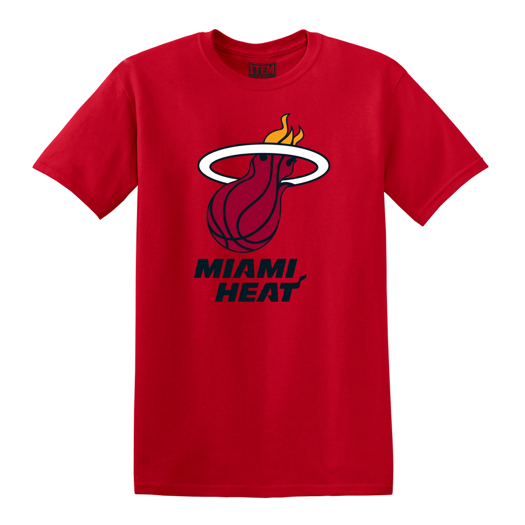 Miami HEAT Red Logo Tee Men Tees ITEM OF THE GAME    - featured image