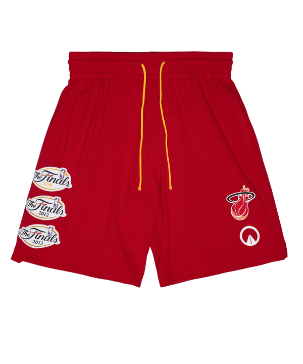 UNKNWN X Mitchell and Ness X Miami HEAT My Towns Red Fashion Shorts Men's Shorts Mitchell & Ness