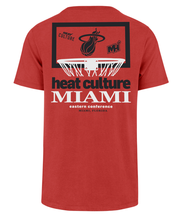 '47 Brand HEAT Culture: Blood Red Backboard Tee Unisex Tee '47 Brand   