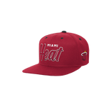 Miami HEAT Sciprt Red Youth Snapback - 3