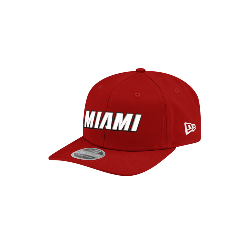 New Era Miami HEAT Statement 970 Snapback Unisex Caps New Era   