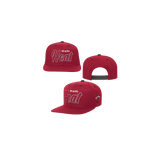 Miami HEAT Sciprt Red Youth Snapback - 4