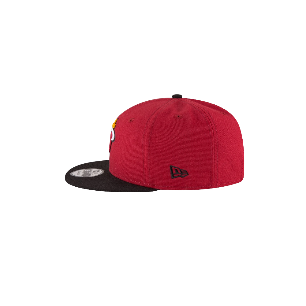 New Era Miami HEAT Red Logo Snapback Unisex Caps New Era   