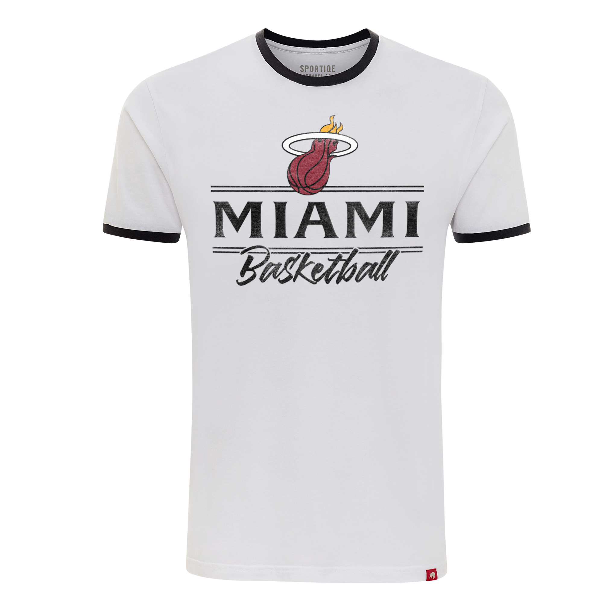 Sportiqe Miami HEAT Renton Ringer Tee Men's Tee Sportiqe   