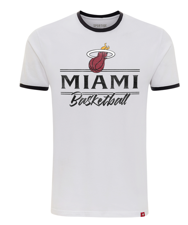 Sportiqe Miami HEAT Renton Ringer Tee Men's Tee Sportiqe   