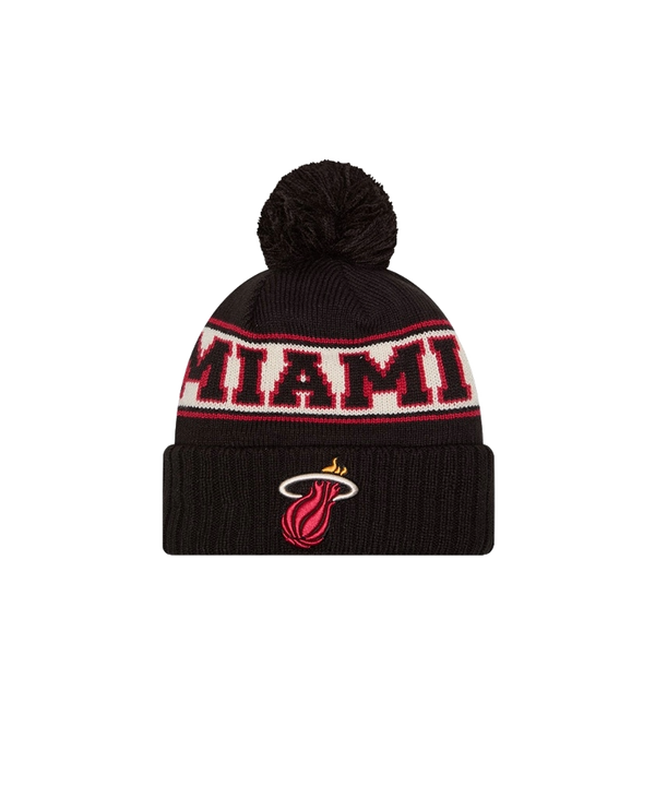 New Era Miami HEAT Retro Wordmark Knit Unisex Caps New Era   