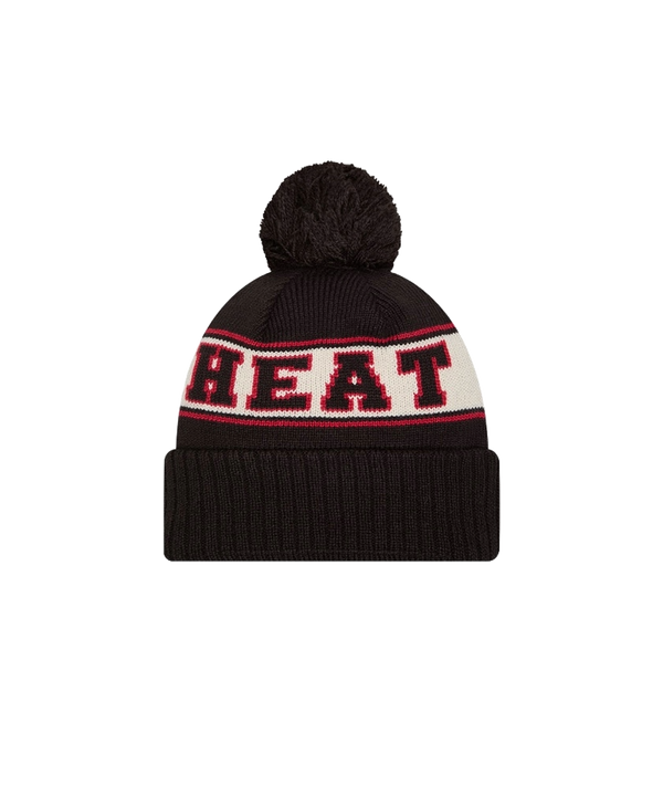 New Era Miami HEAT Retro Wordmark Knit Unisex Caps New Era   