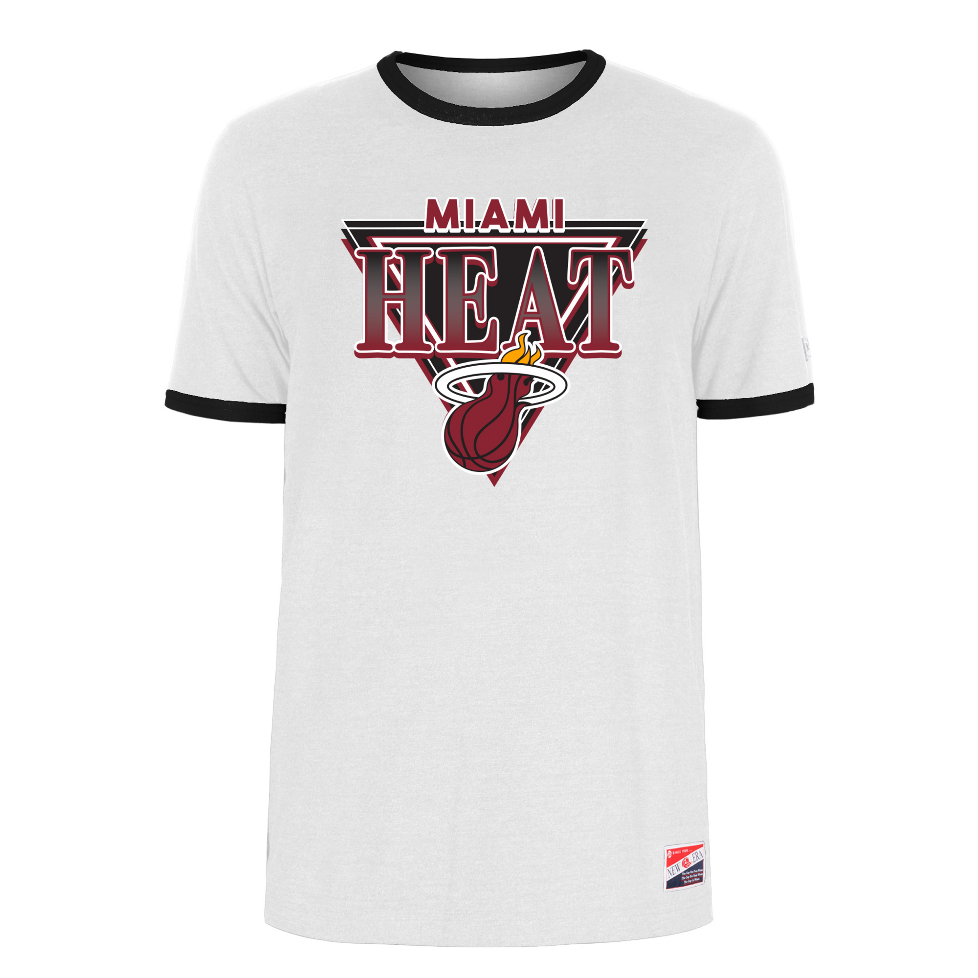 New Era Miami HEAT Ringer Tee Men's Tee New Era   