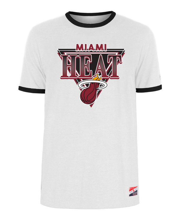 New Era Miami HEAT Ringer Tee Men's Tee New Era   