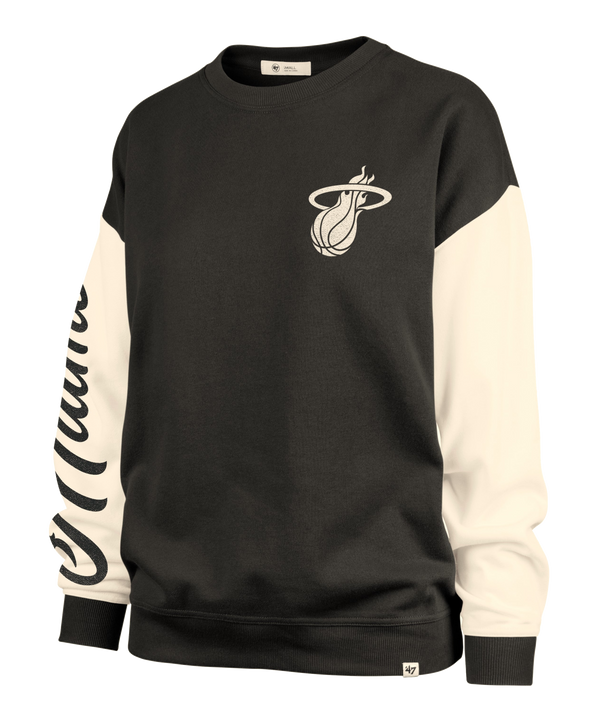 '47 Brand Miami HEAT Rise Women's Crewneck Women's Crewneck Sweater '47 Brand   