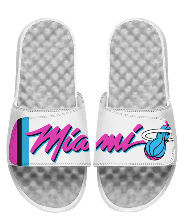 Islide Miami HEAT Original Vice Split Wordmark Sandals Men's Footwear ISlide