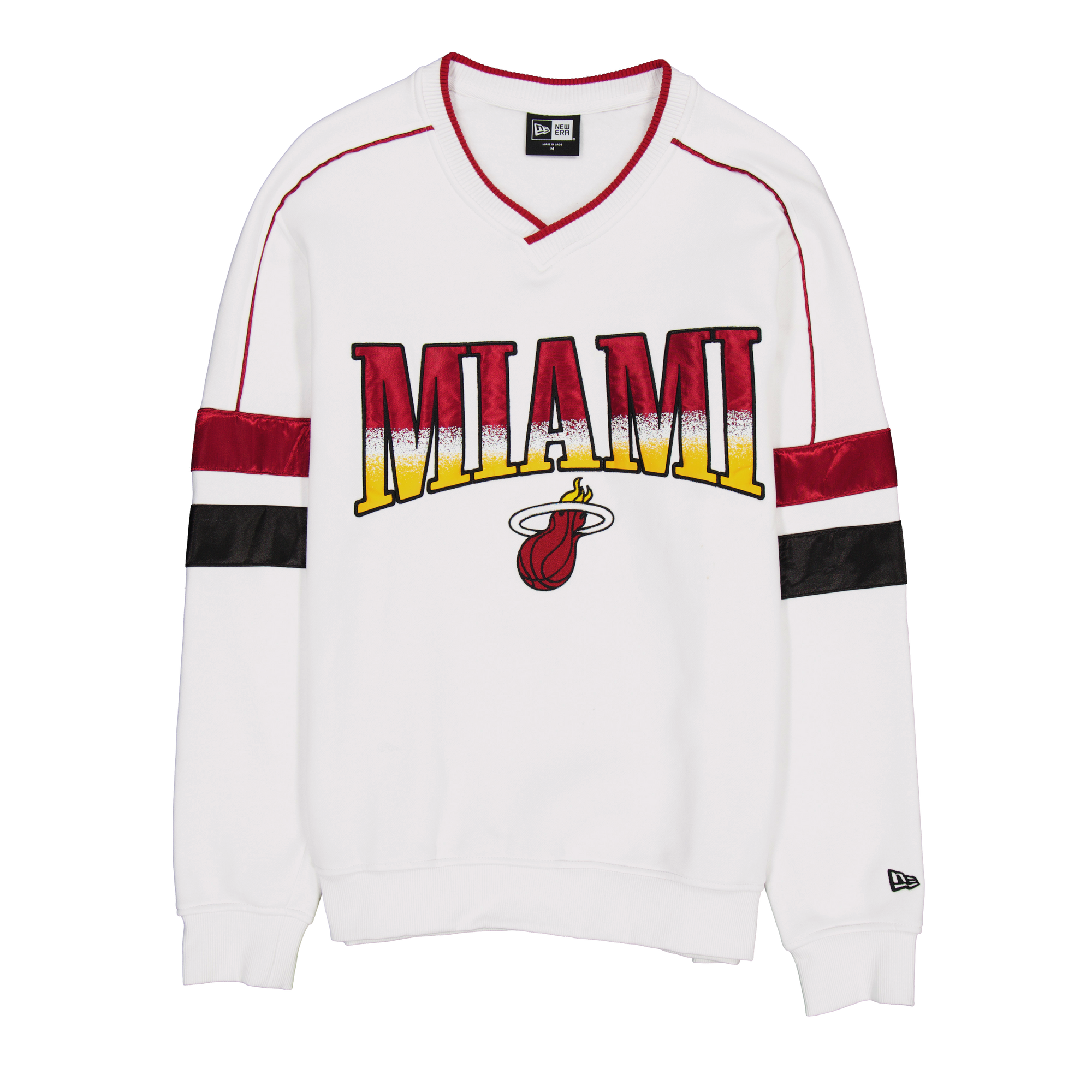 New Era Miami HEAT Satin Crewneck Men's Crewneck Sweater New Era   