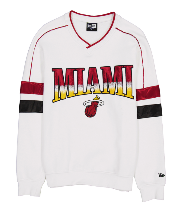 New Era Miami HEAT Satin Crewneck Men's Crewneck Sweater New Era   