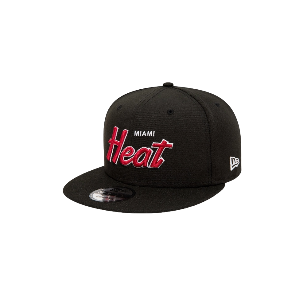 New Era Miami HEAT Retro Script Snapback Unisex Caps New Era   