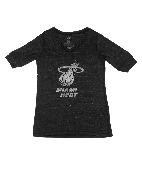 '47 Miami HEAT Ladies Roster Scrum T-Shirt Women's Tee '47 Brand   