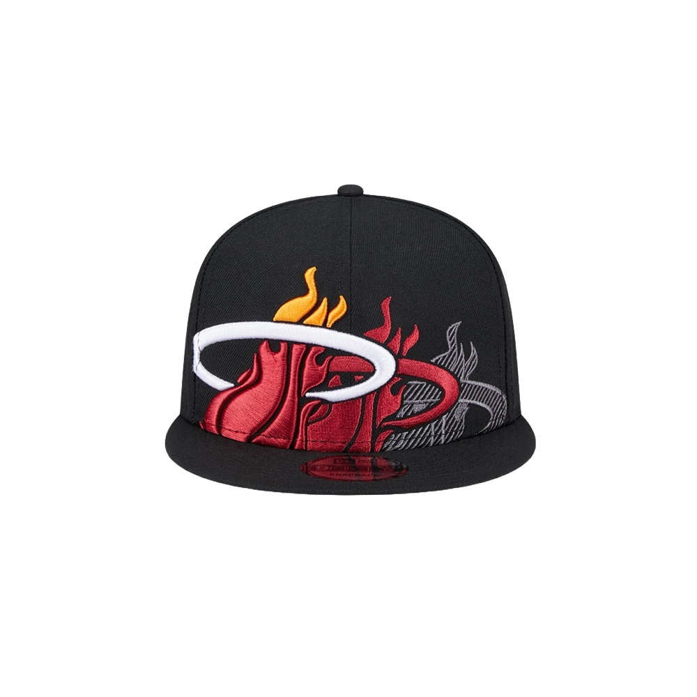 New Era Miami HEAT Team Shadow Youth Snapback Youth Hat New Era   