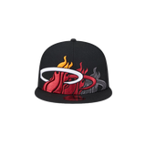 New Era Miami HEAT Team Shadow Youth Snapback - 1