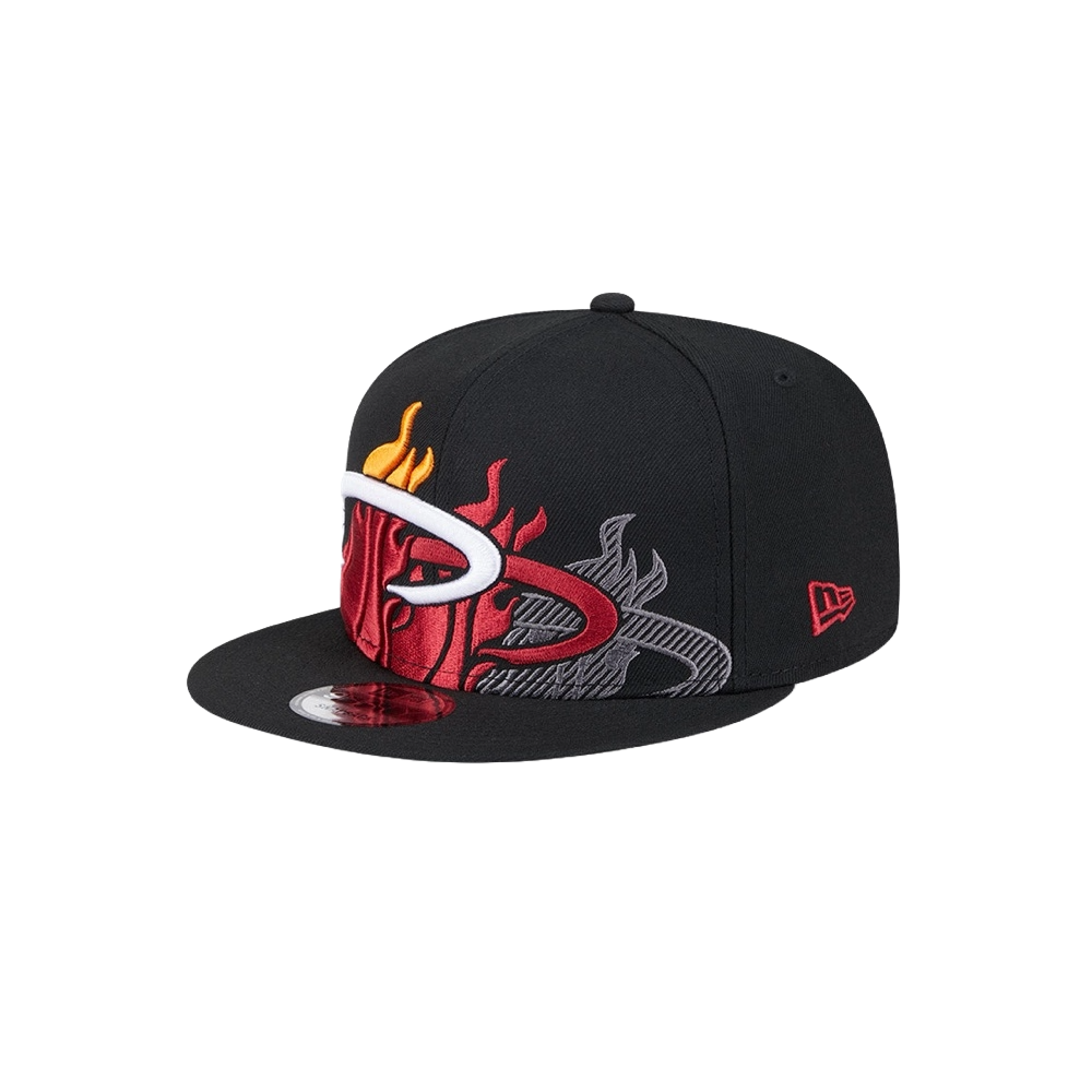 New Era Miami HEAT Team Shadow Youth Snapback Youth Hat New Era   