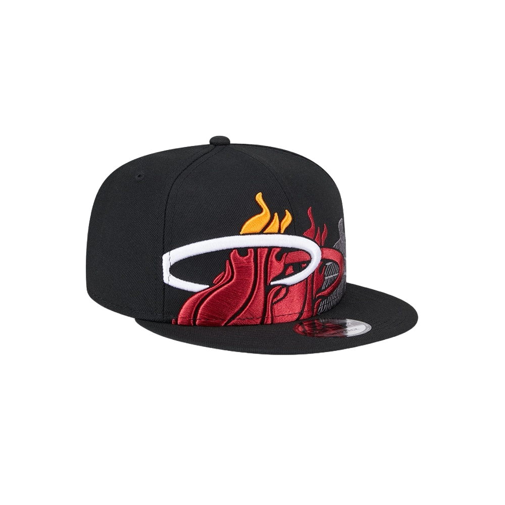 New Era Miami HEAT Team Shadow Youth Snapback Youth Hat New Era   