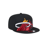 New Era Miami HEAT Team Shadow Youth Snapback - 5