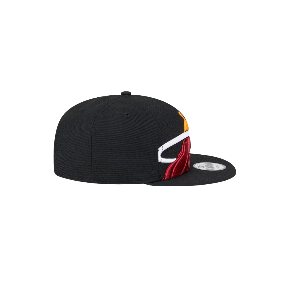 New Era Miami HEAT Team Shadow Youth Snapback Youth Hat New Era   