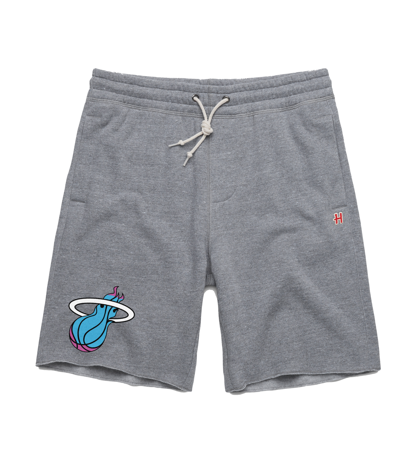 Homage Miami HEAT Original Vice Logo Fleece Shorts Men's Shorts Homage