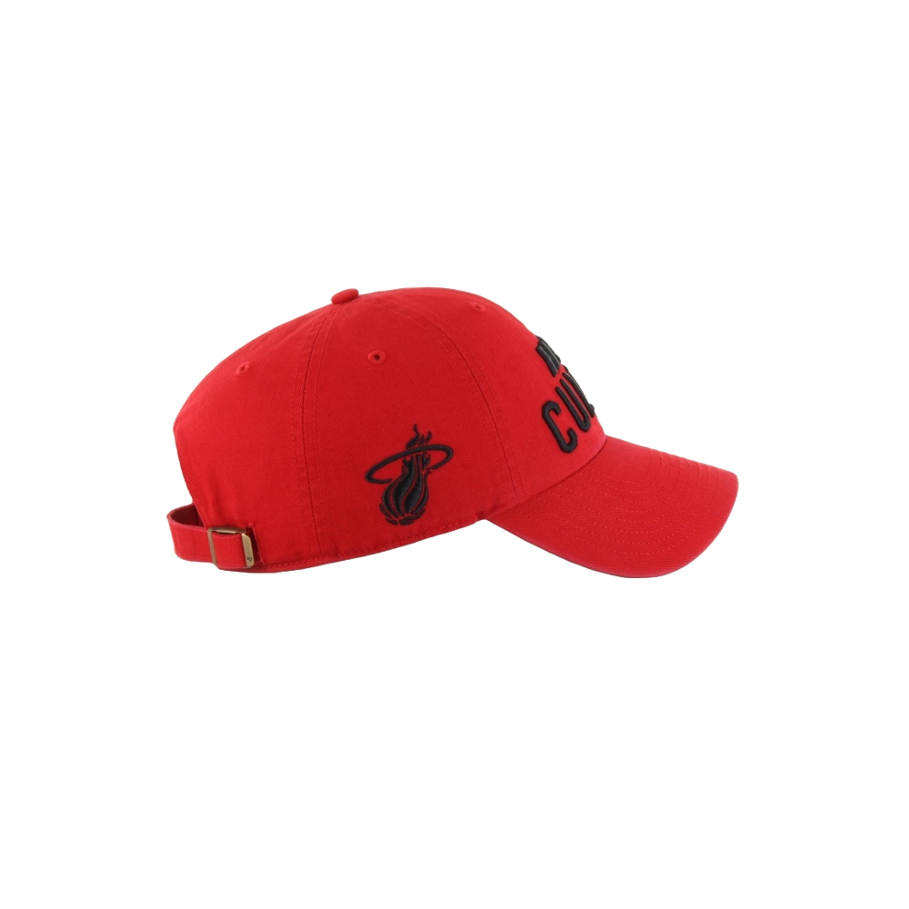 '47 Brand HEAT Culture: Blood Red Cleanup Dad Hat Unisex Caps '47 Brand   