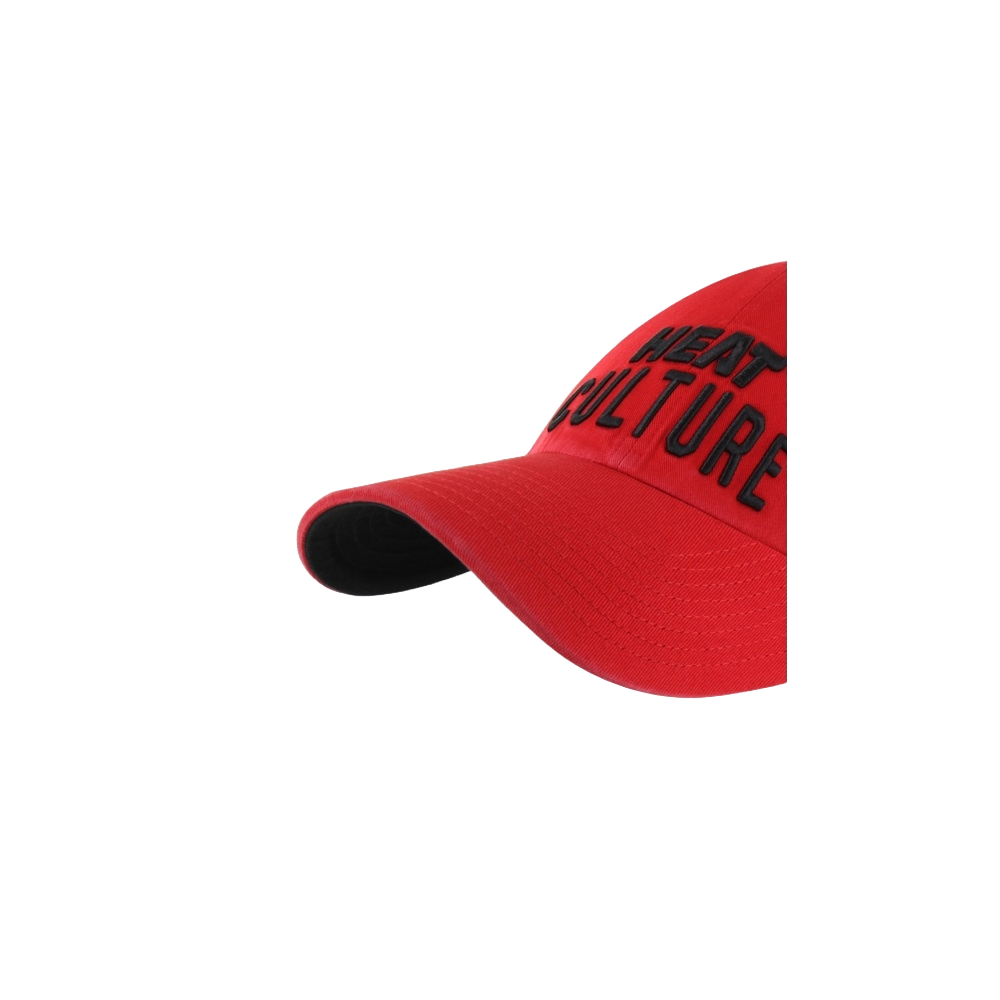 '47 Brand HEAT Culture: Blood Red Cleanup Dad Hat Unisex Caps '47 Brand   