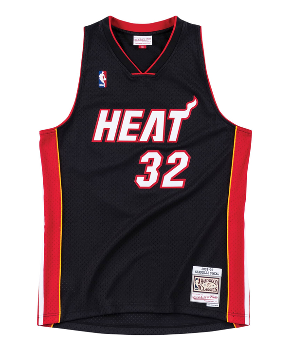 Shaquille O'Neal Mitchell and Ness Miami HEAT Swingman Jersey Men's Jersey Mitchell & Ness   