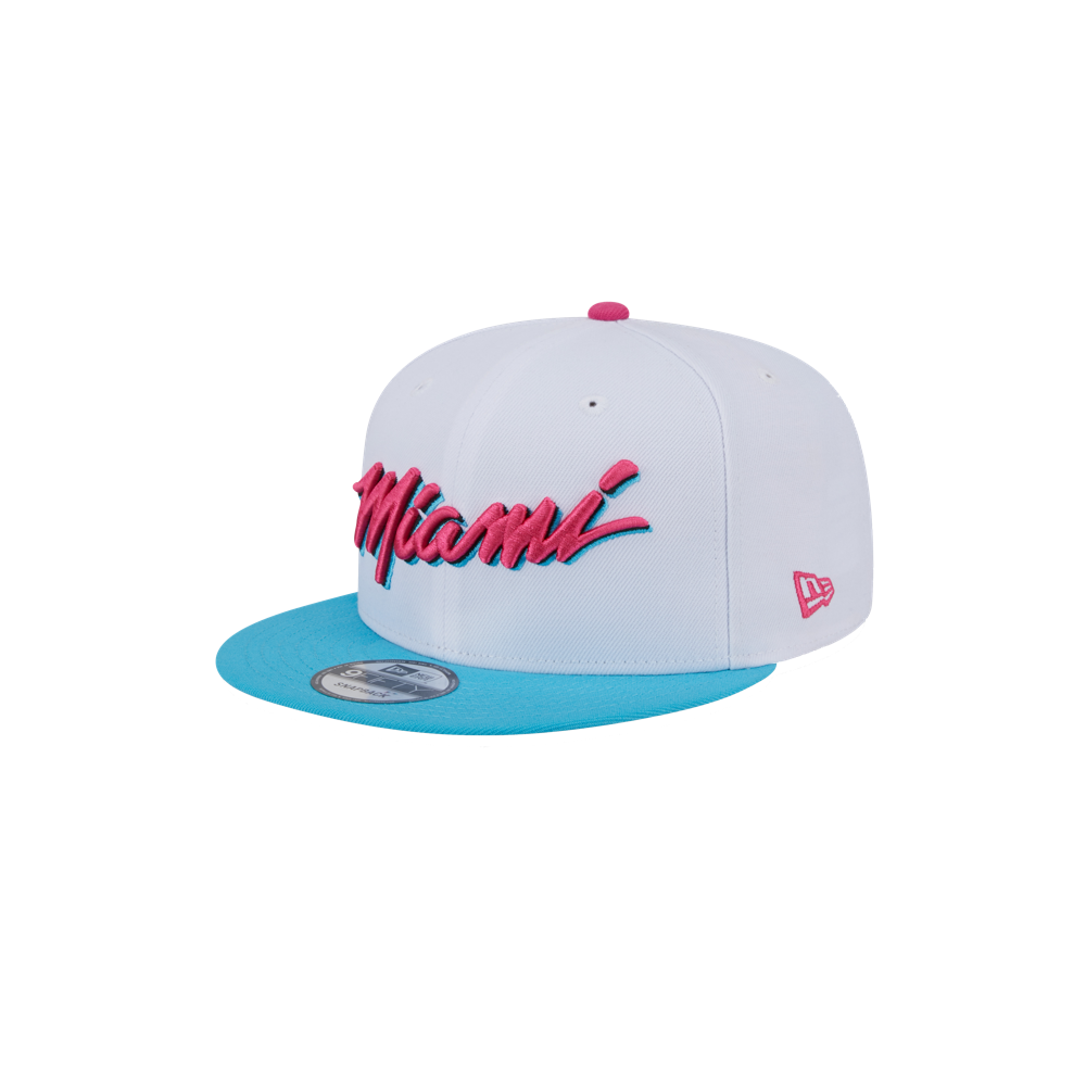 New Era Miami HEAT Original Vice Snapback Unisex Caps New Era