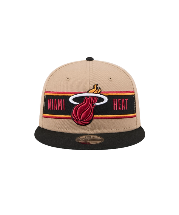 New Era Miami HEAT 2024 Draft Fitted Unisex Caps New Era   