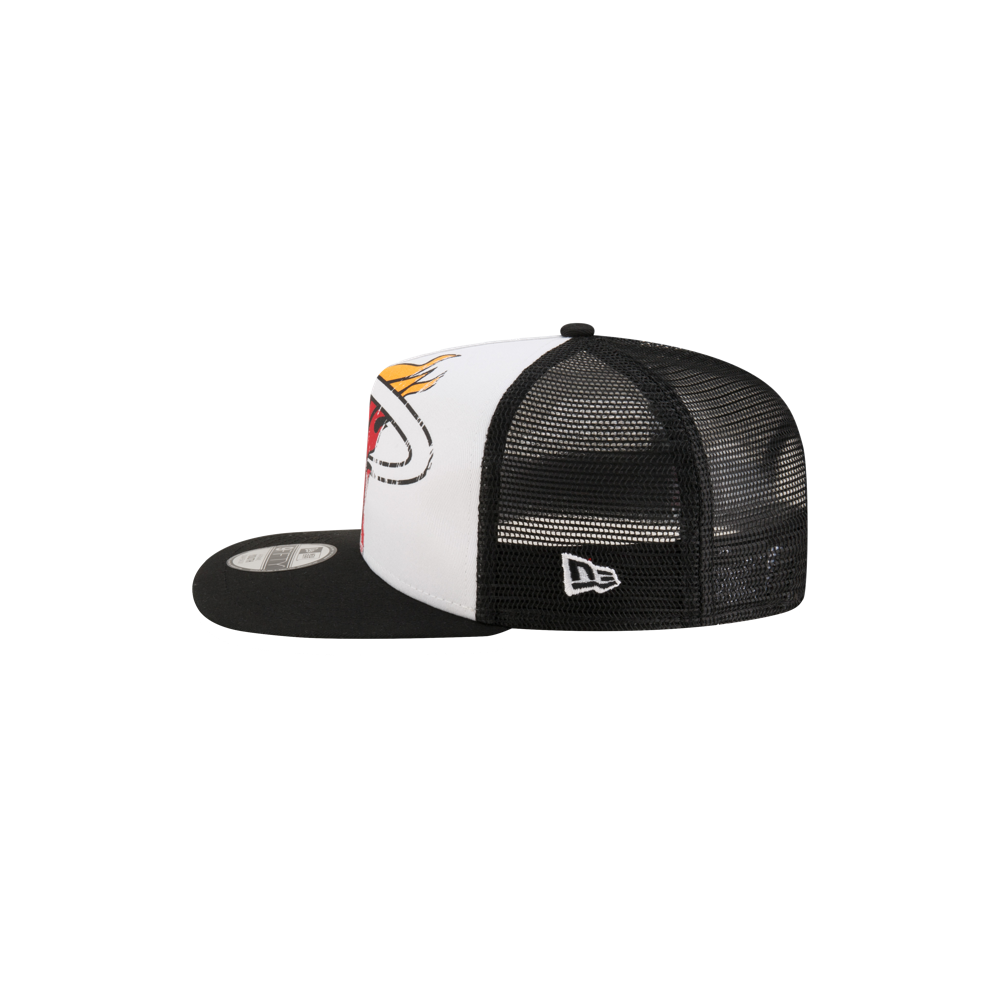 New Era Miami HEAT Distressed Youth Snapback Youth Hat New Era   