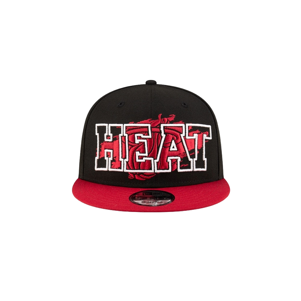 New Era Miami HEAT Splatter Snapback Unisex Caps New Era   